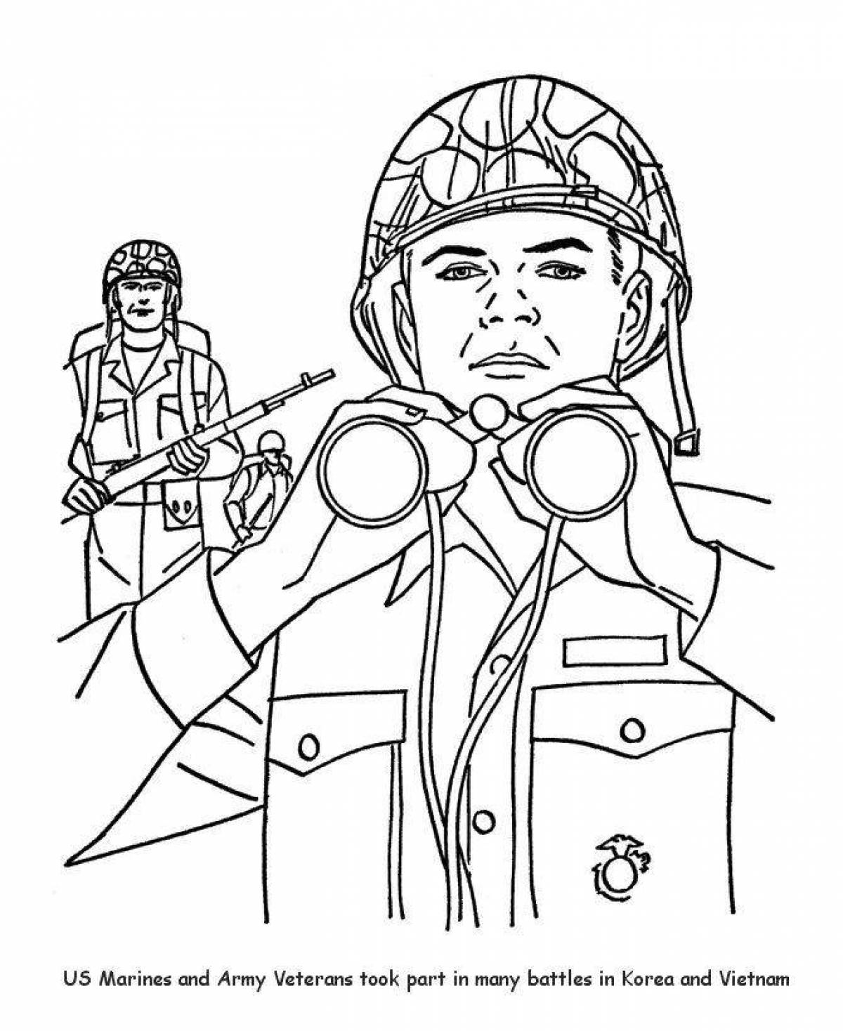 Seductive Fighting Face Coloring Page