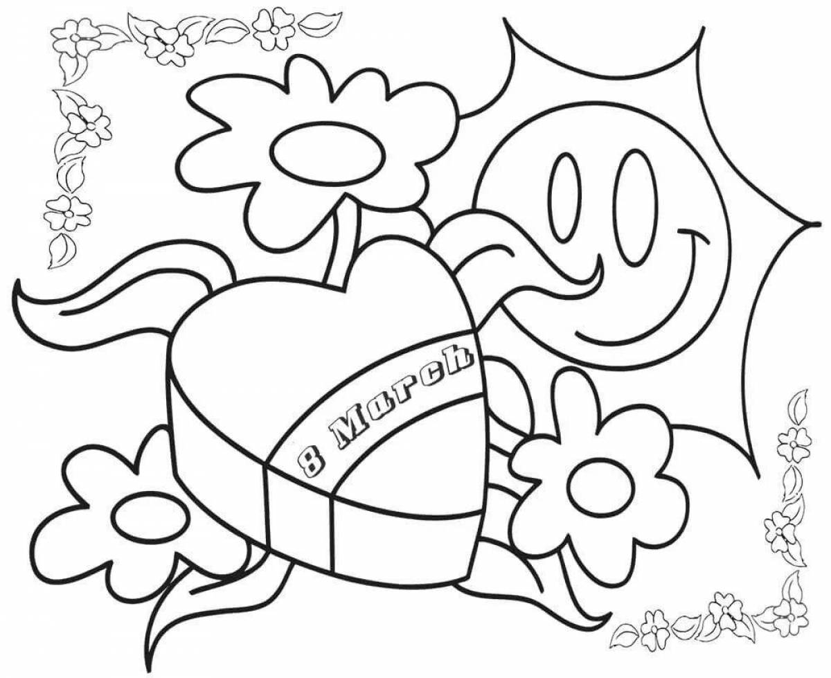 Glowing world thanksgiving day coloring page