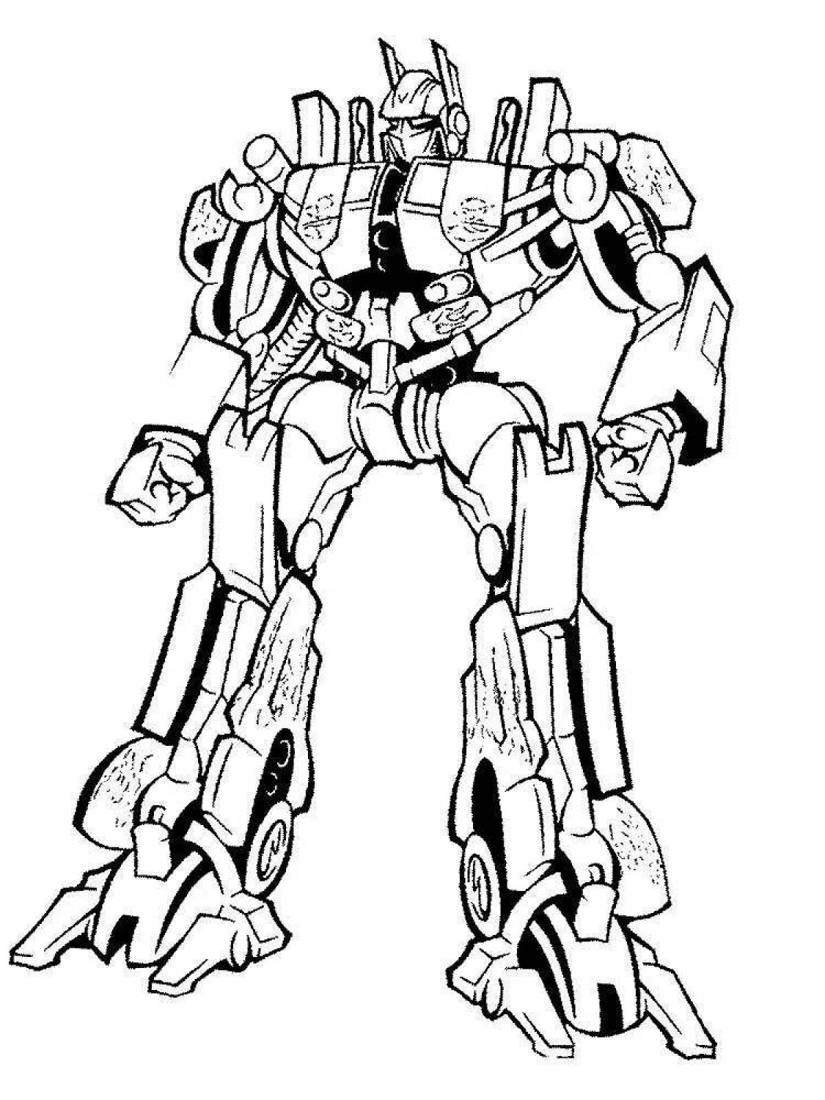 Amazing coloring pages transformers optimus prime