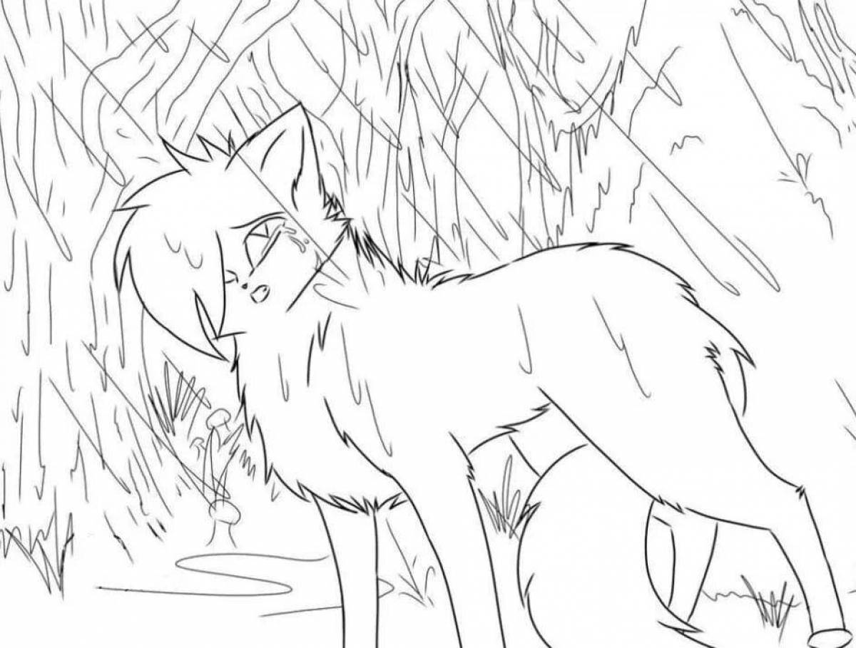 Scourge gorgeous warrior cats coloring book