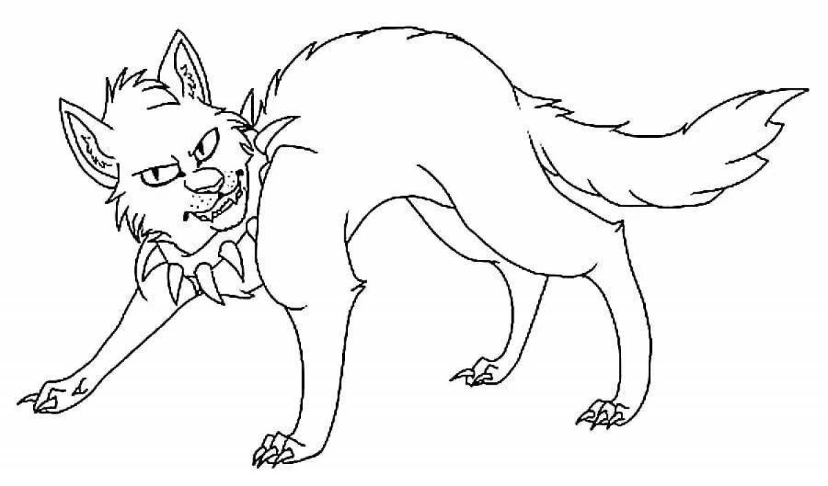 Grand warrior cats scourge coloring page