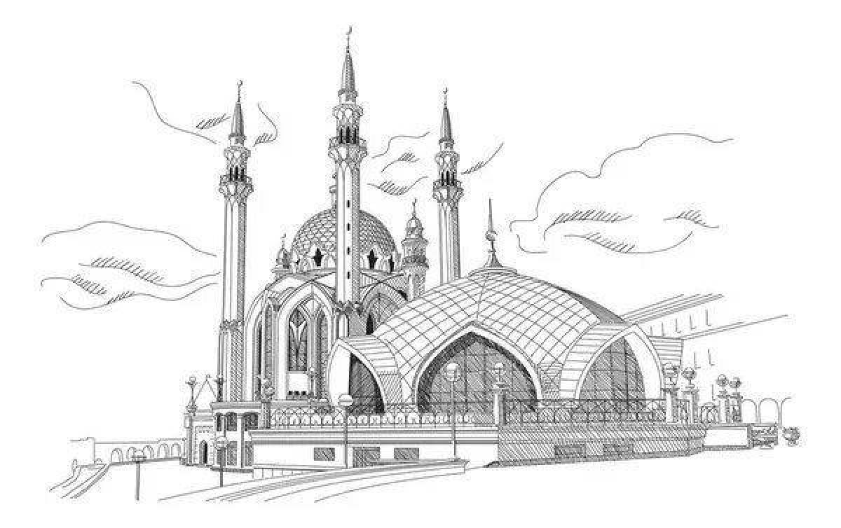 Мечеть кул Шариф вектор