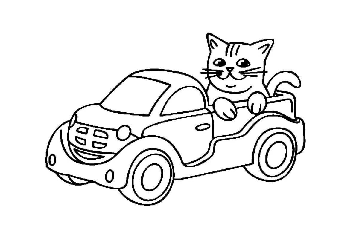 Fairy cat and magic garage