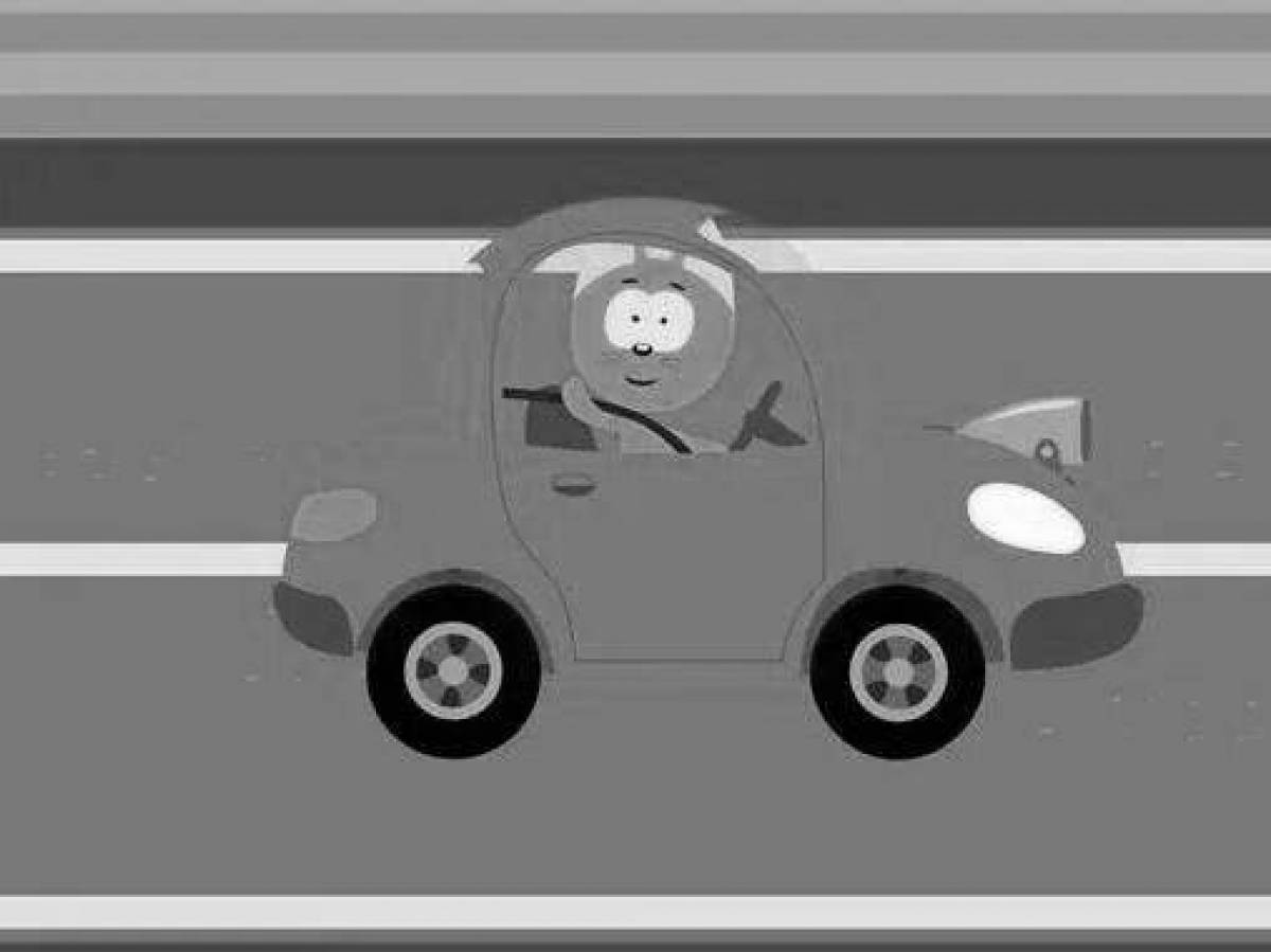 Brilliant cat and magic garage