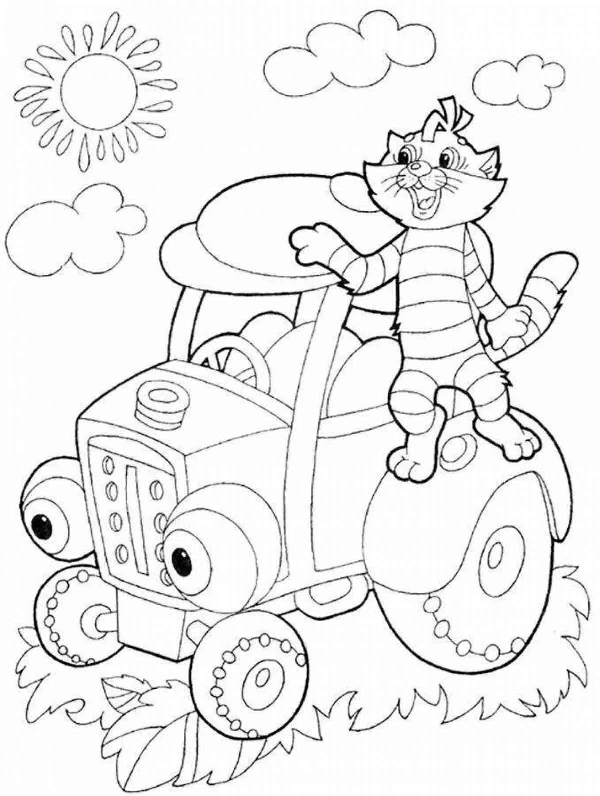 Rampant cat and magic garage