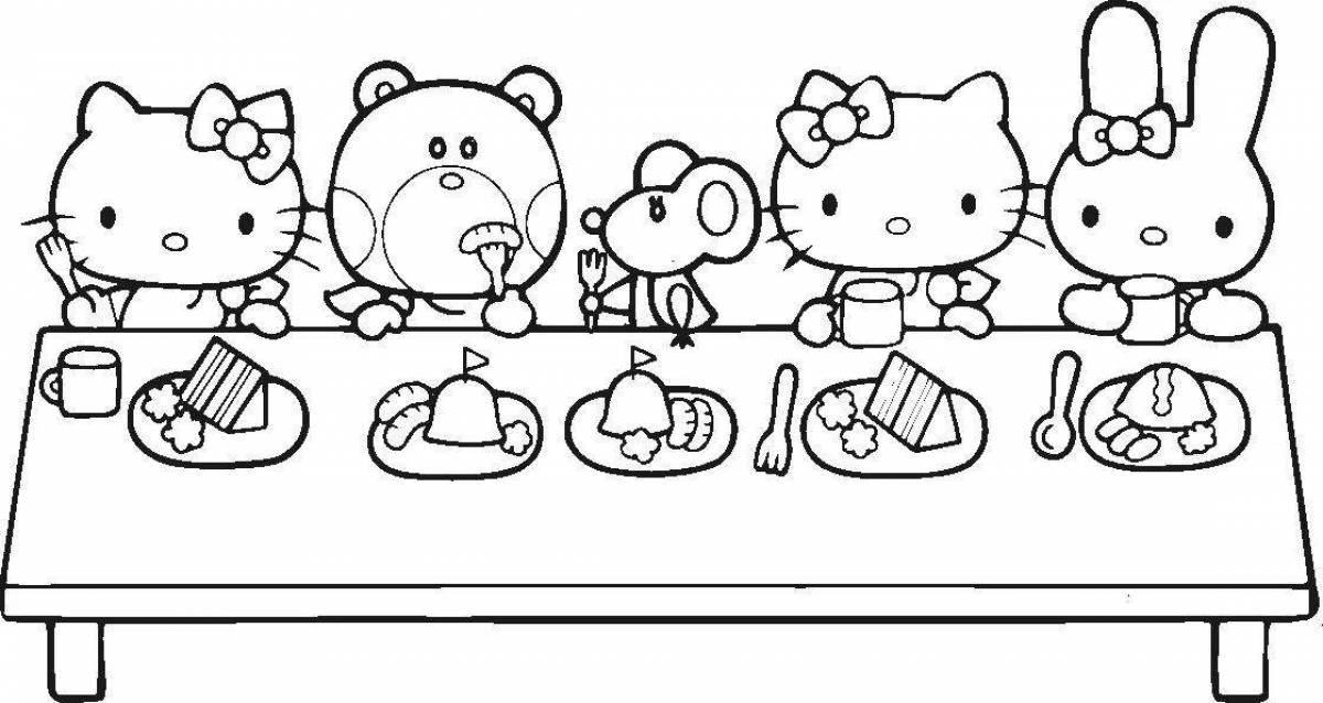 By numbers hello kitty #6
