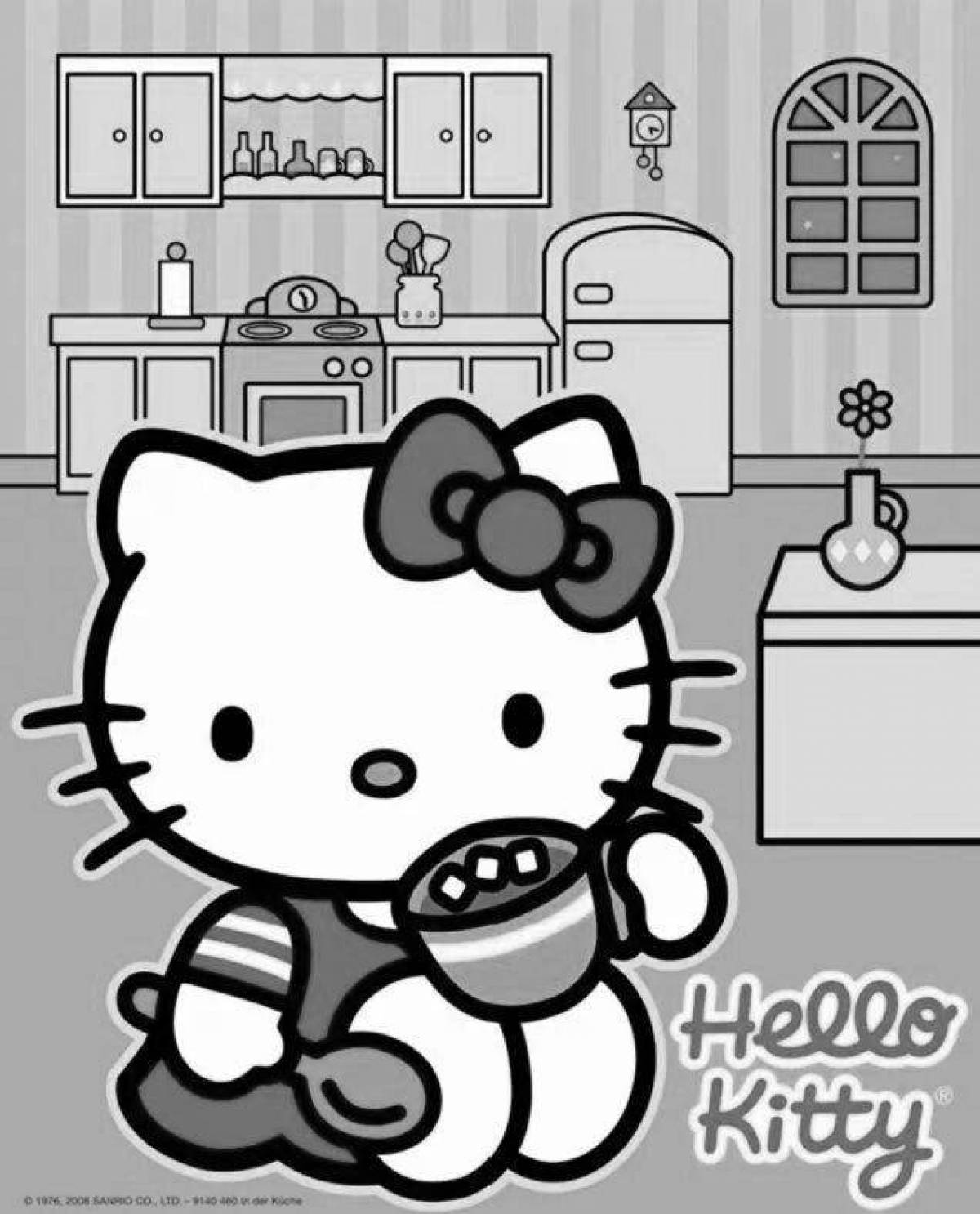 By numbers hello kitty #12
