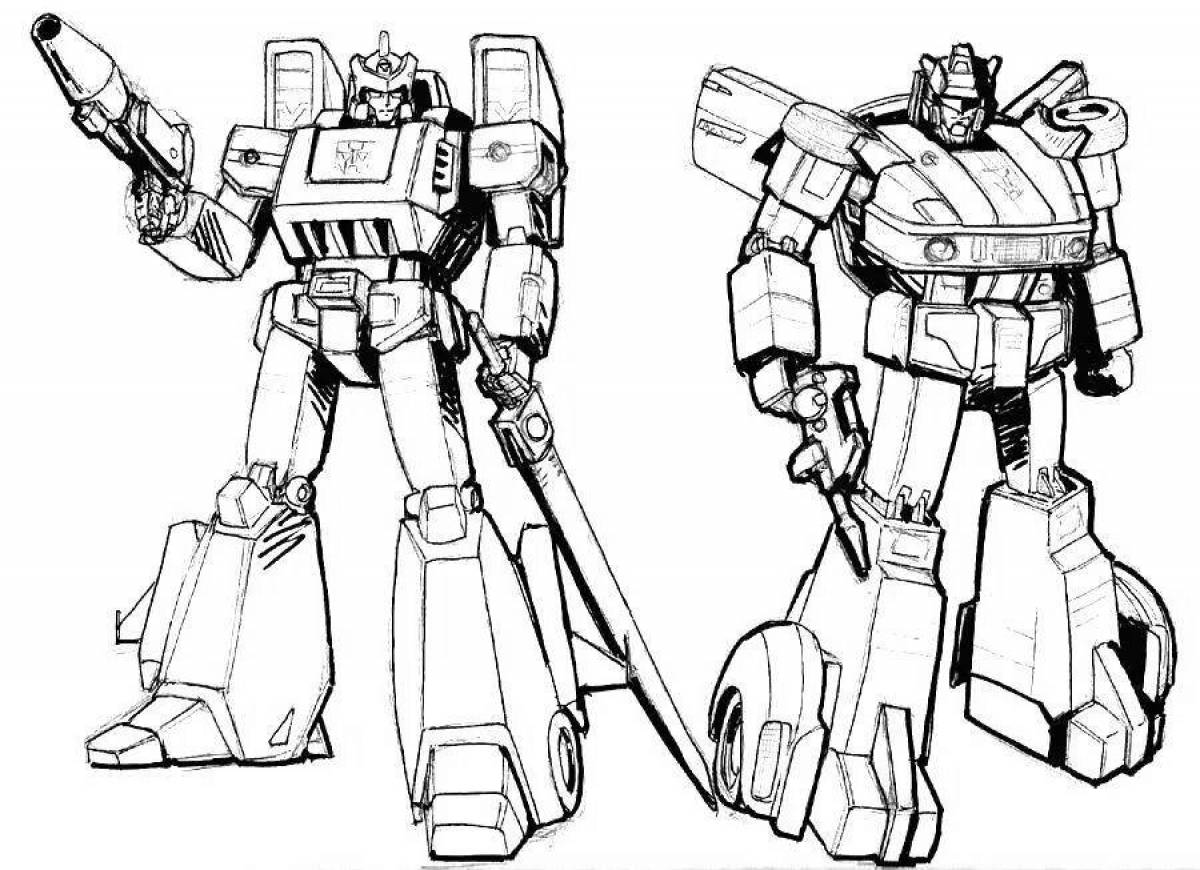 Attractive bumblebee and optimus prime