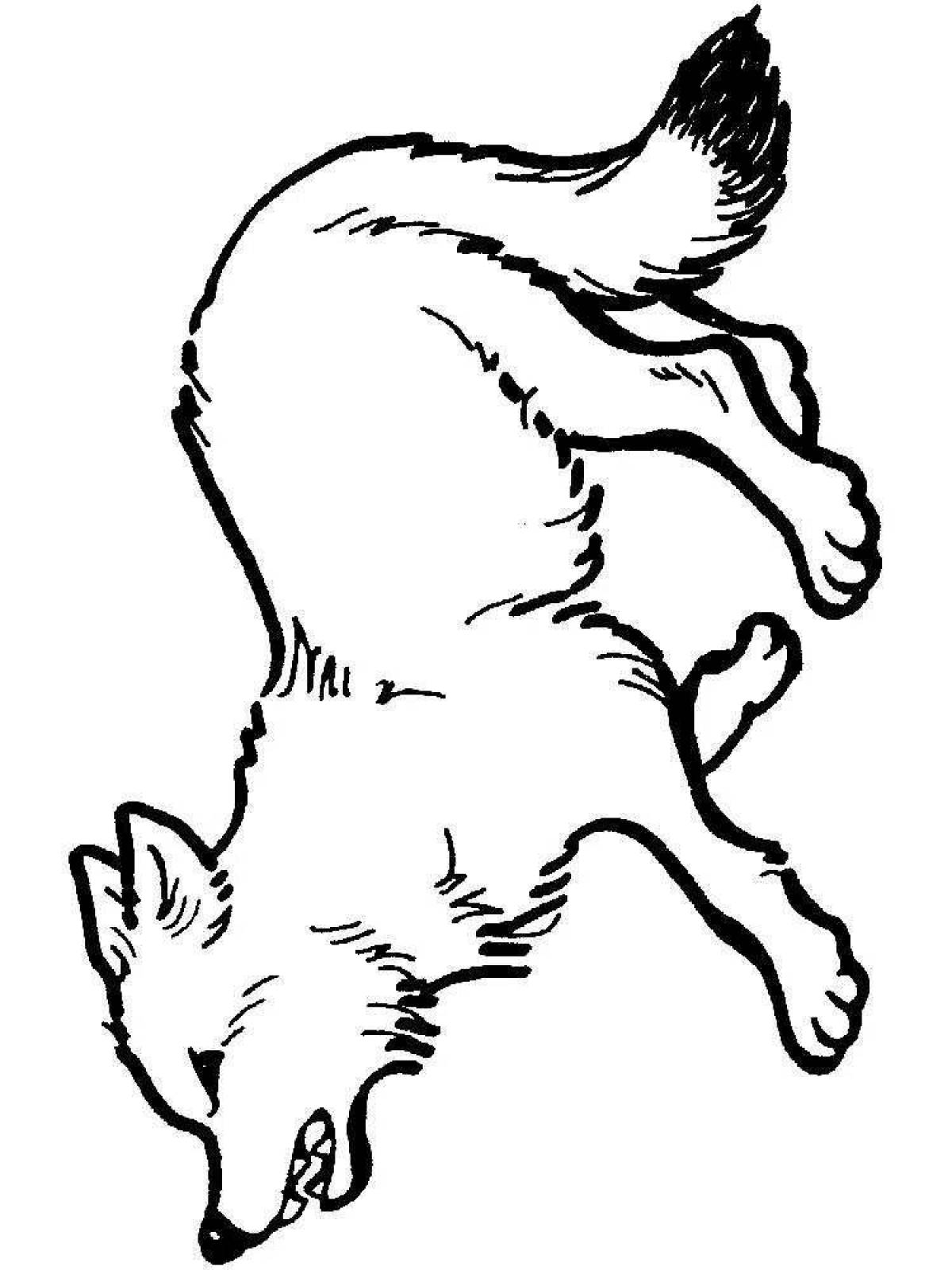 Великодушная раскраска лиса волк заяц волк
