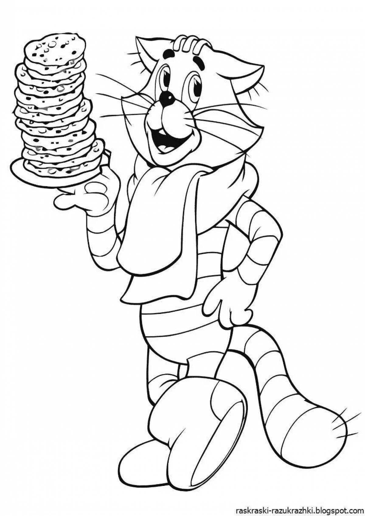 Coloring page Happy Shrove Tuesday