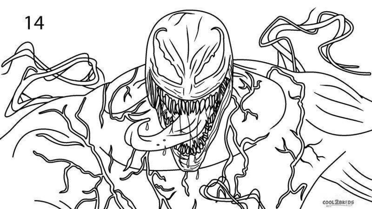 Radiant coloring page carnage