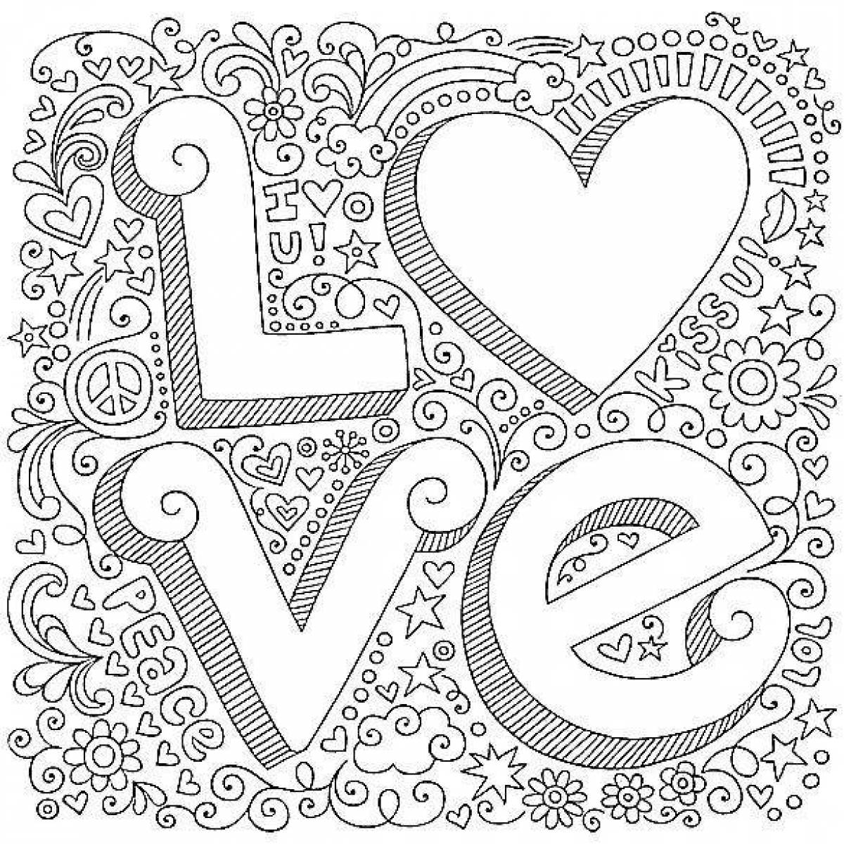 Exquisite coloring page 16
