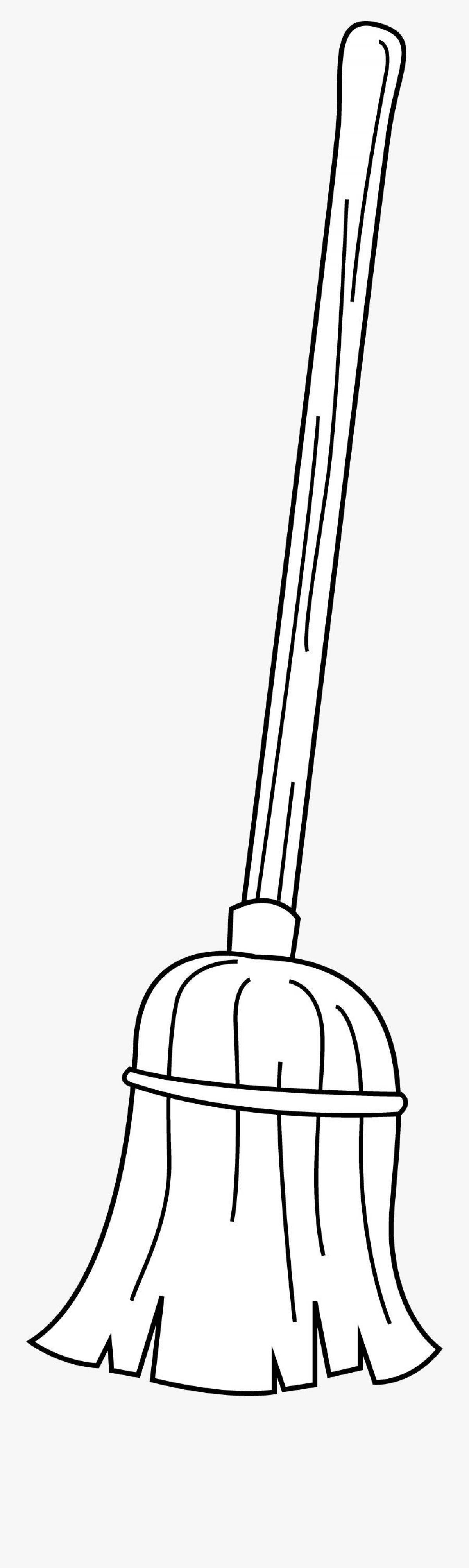 Creative mop coloring page