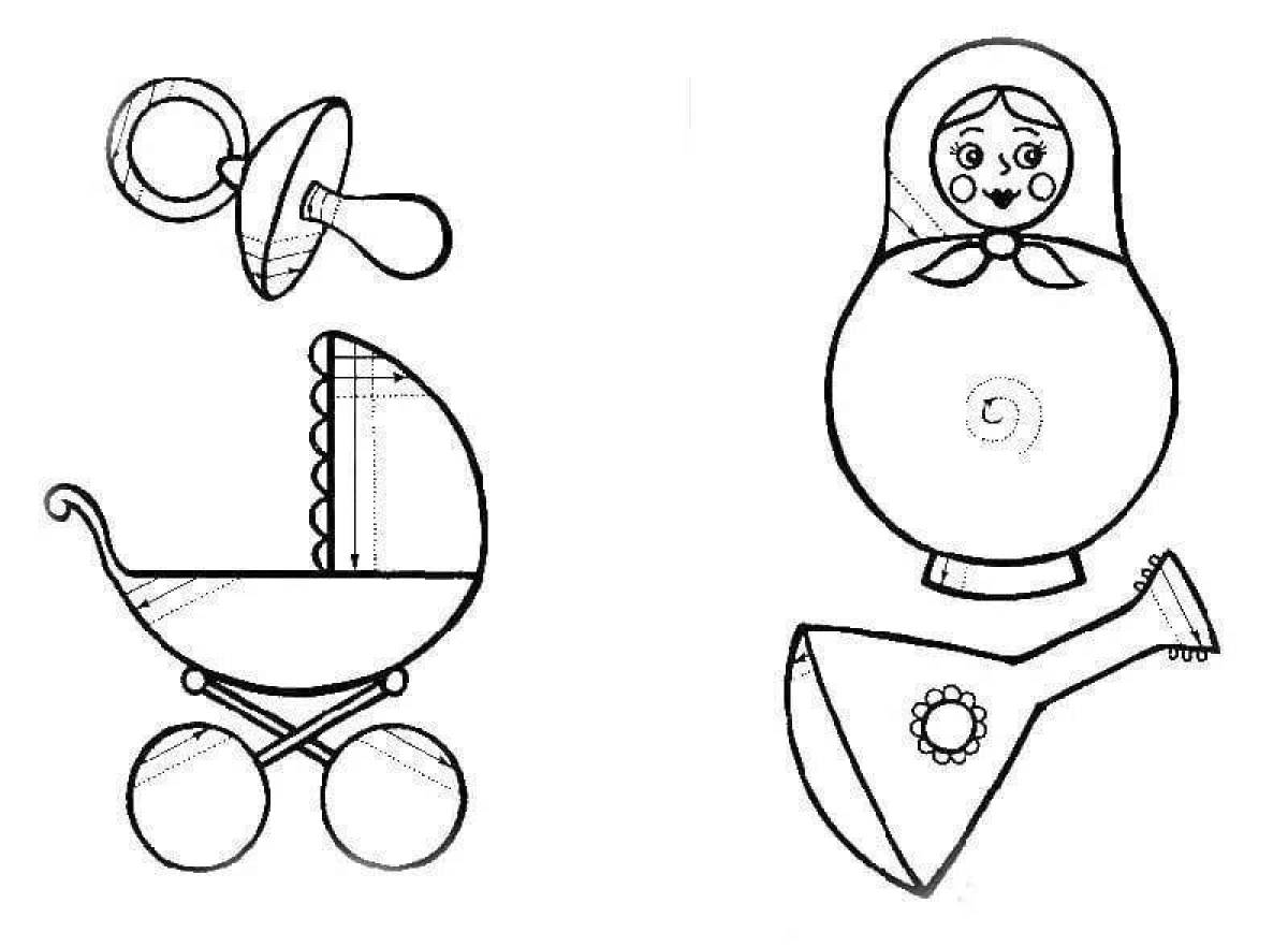 Sparkling incubation coloring page