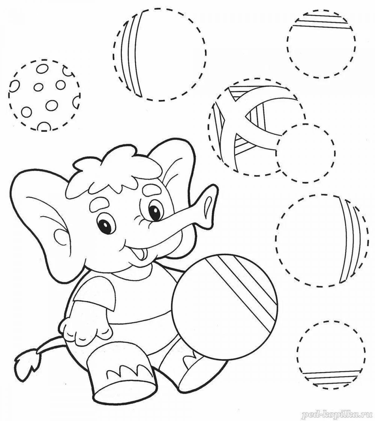 Great hatching coloring page