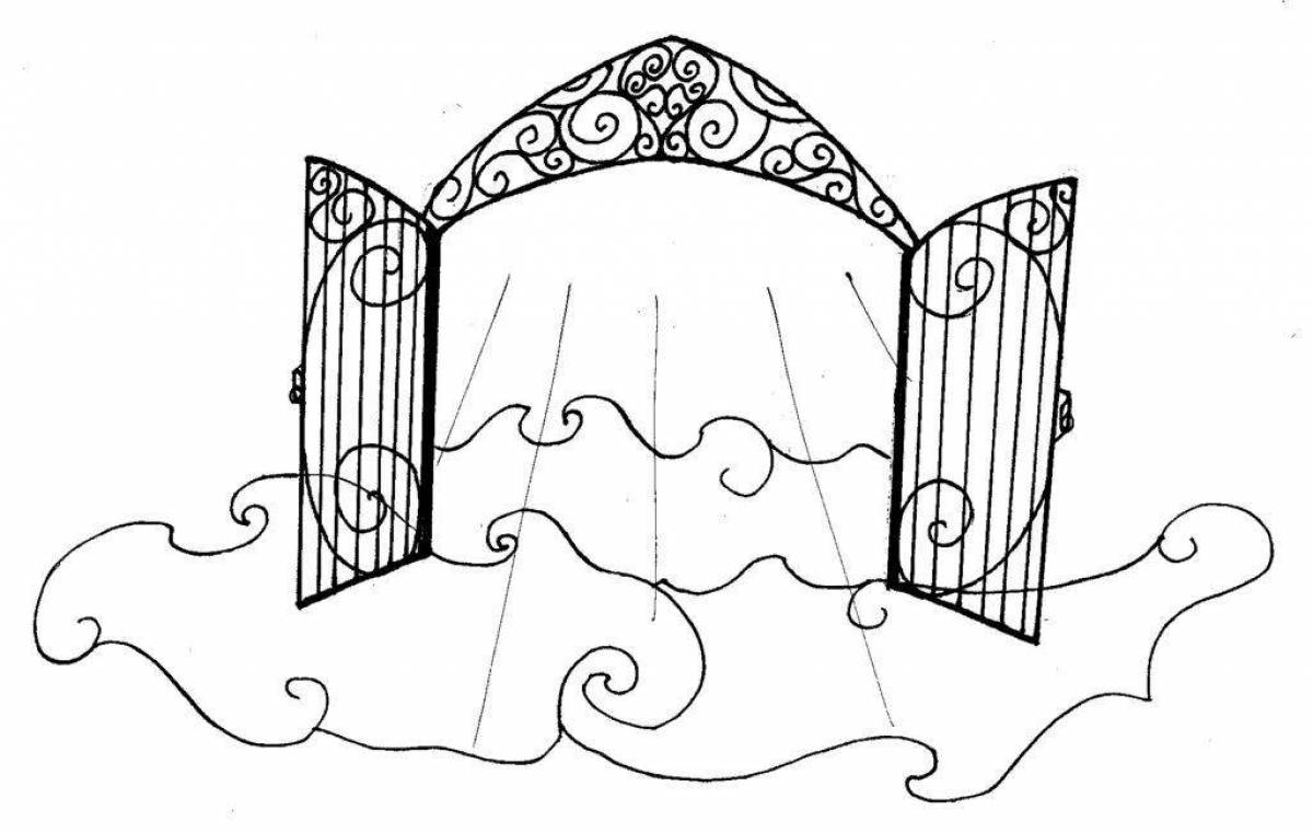 Great gate coloring book