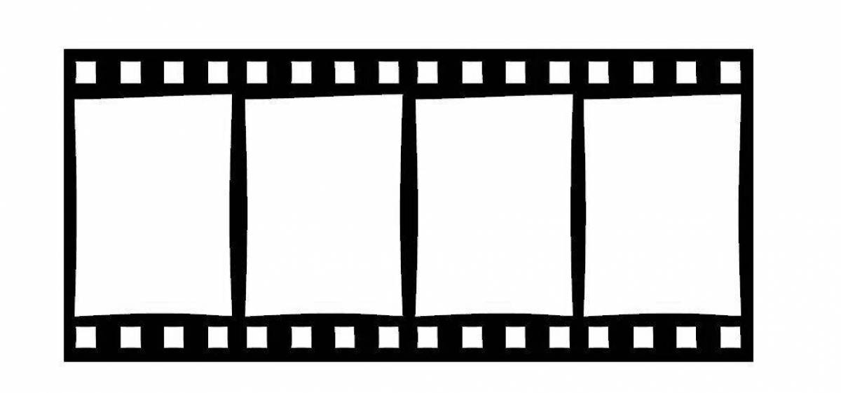 Smooth film coloring page