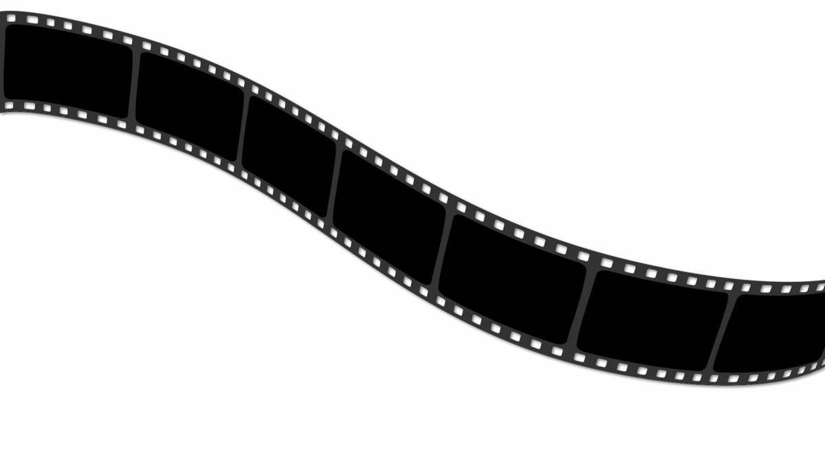 Coloring page of complex film stock
