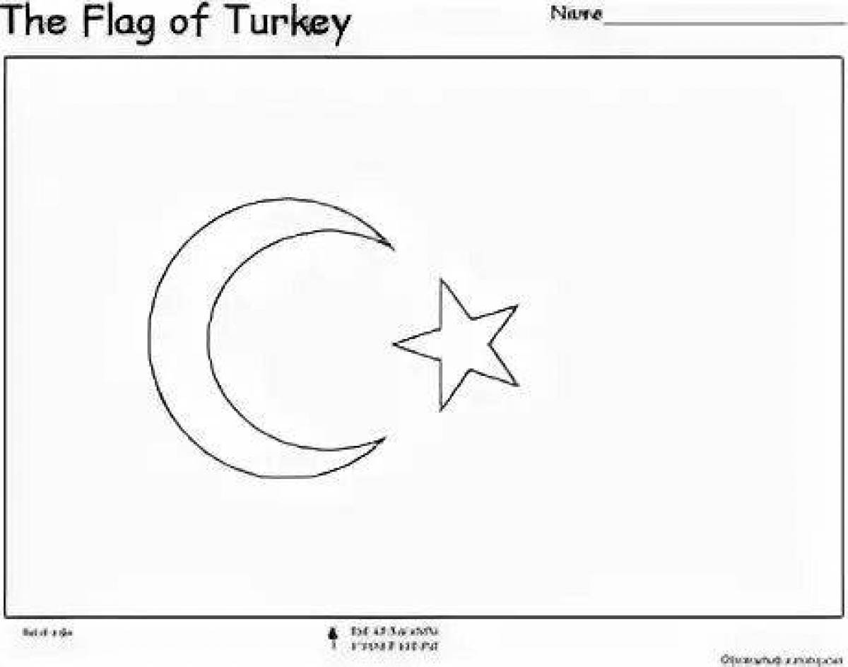 На флаге турции изображена луна в последней четверти и звезда в чем несостоятельность этого рисунка