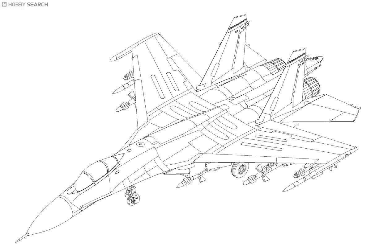 Су 35 рисунок