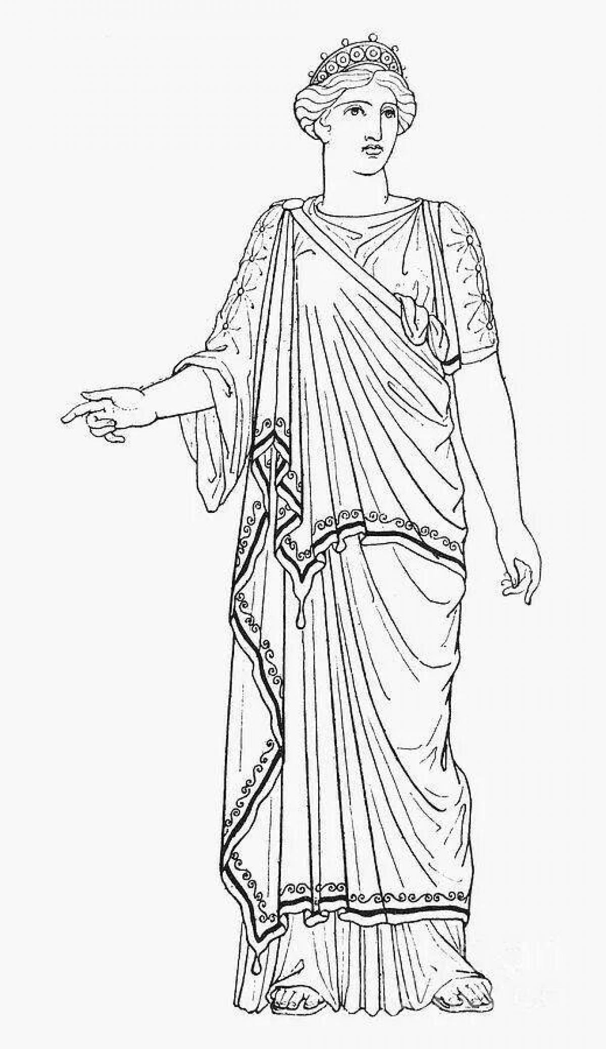 Боги древней Греции гера рисунок