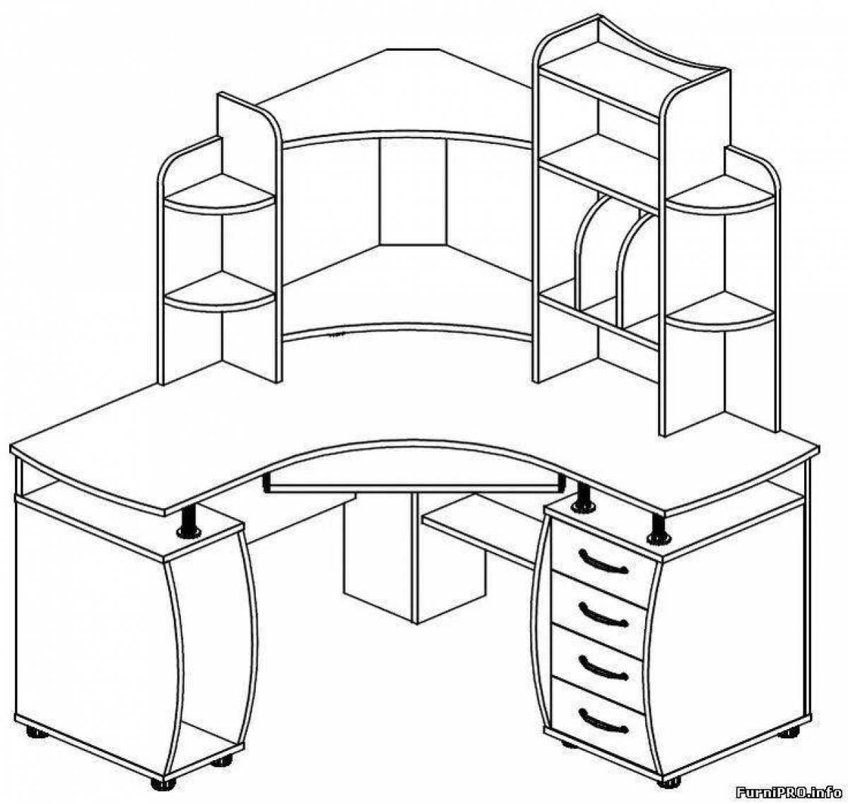 угловые компьютерные столы и их размеры