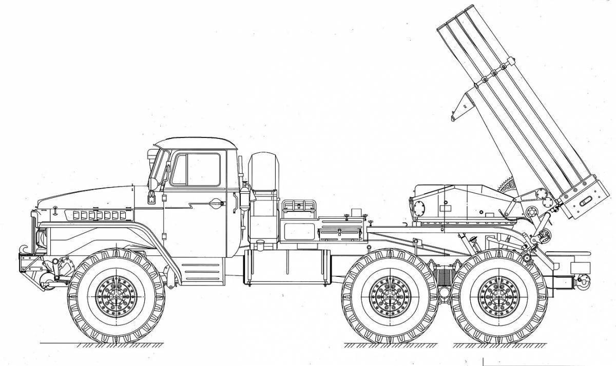 Катюша военная техника рисунок