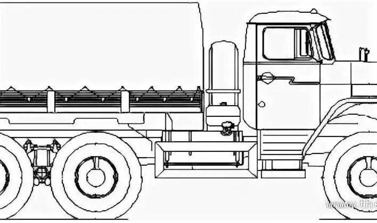 Урал 4320 рисунок