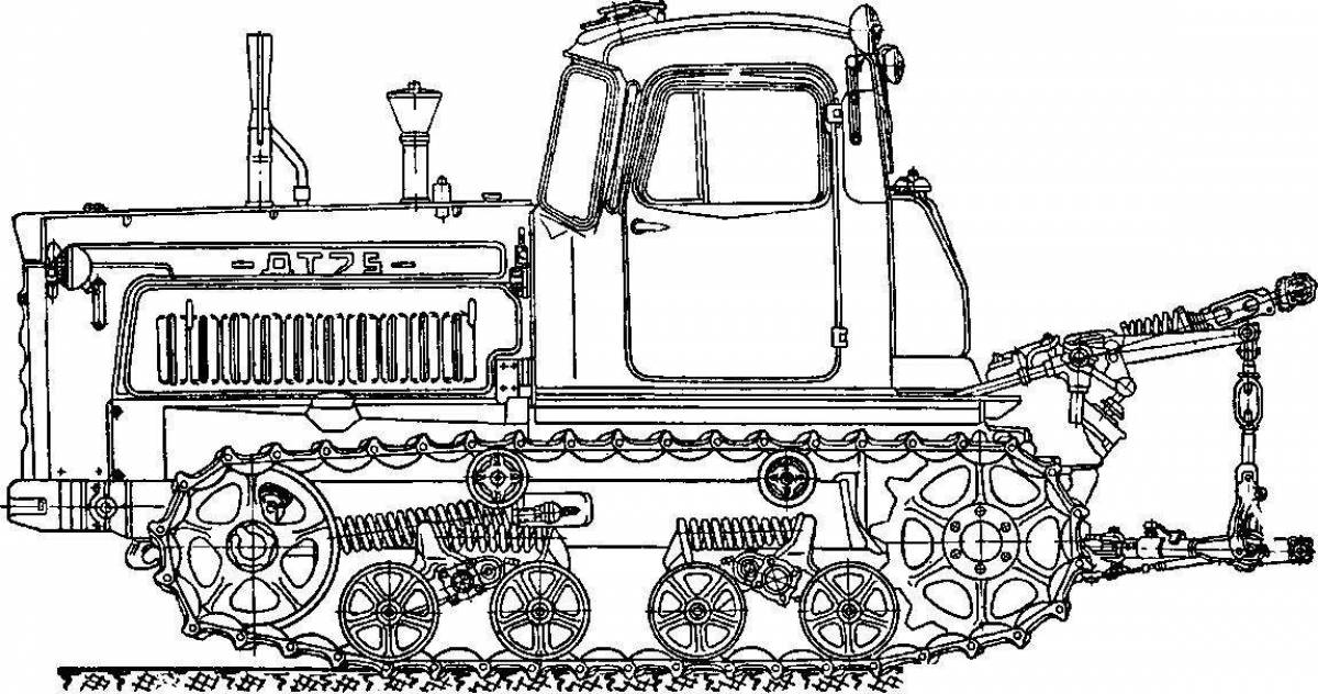 Как рисовать трактор к 700