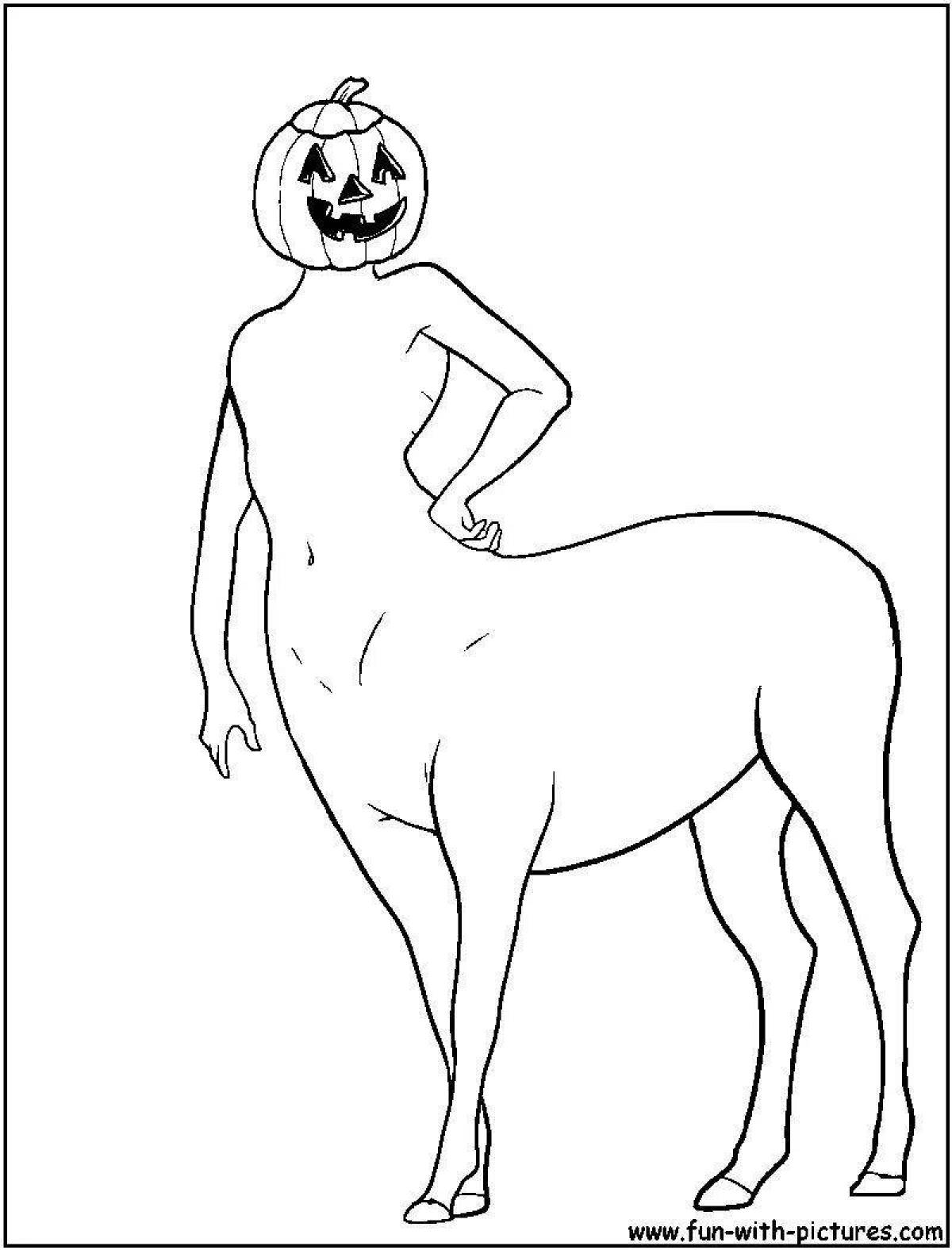 Large coloring centaur