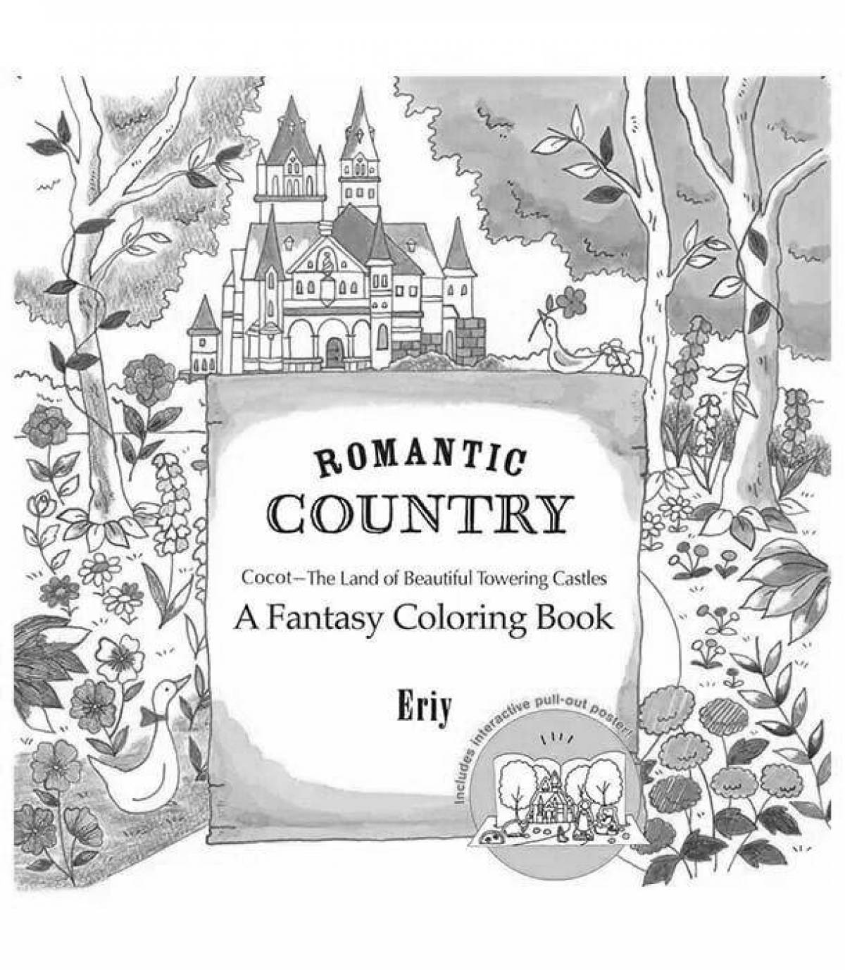 Dreamy coloring romantic country