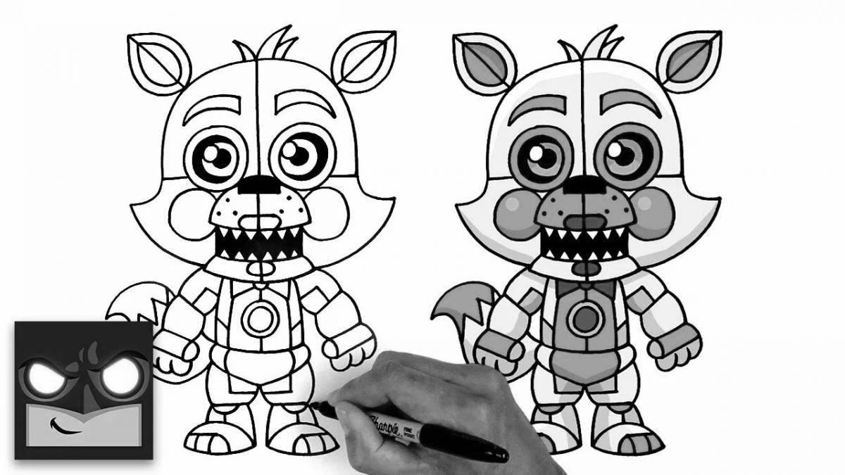 Freddy's awesome coloring book
