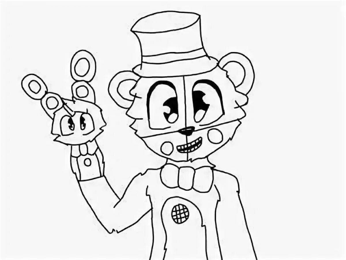 Freddy's amazing coloring book