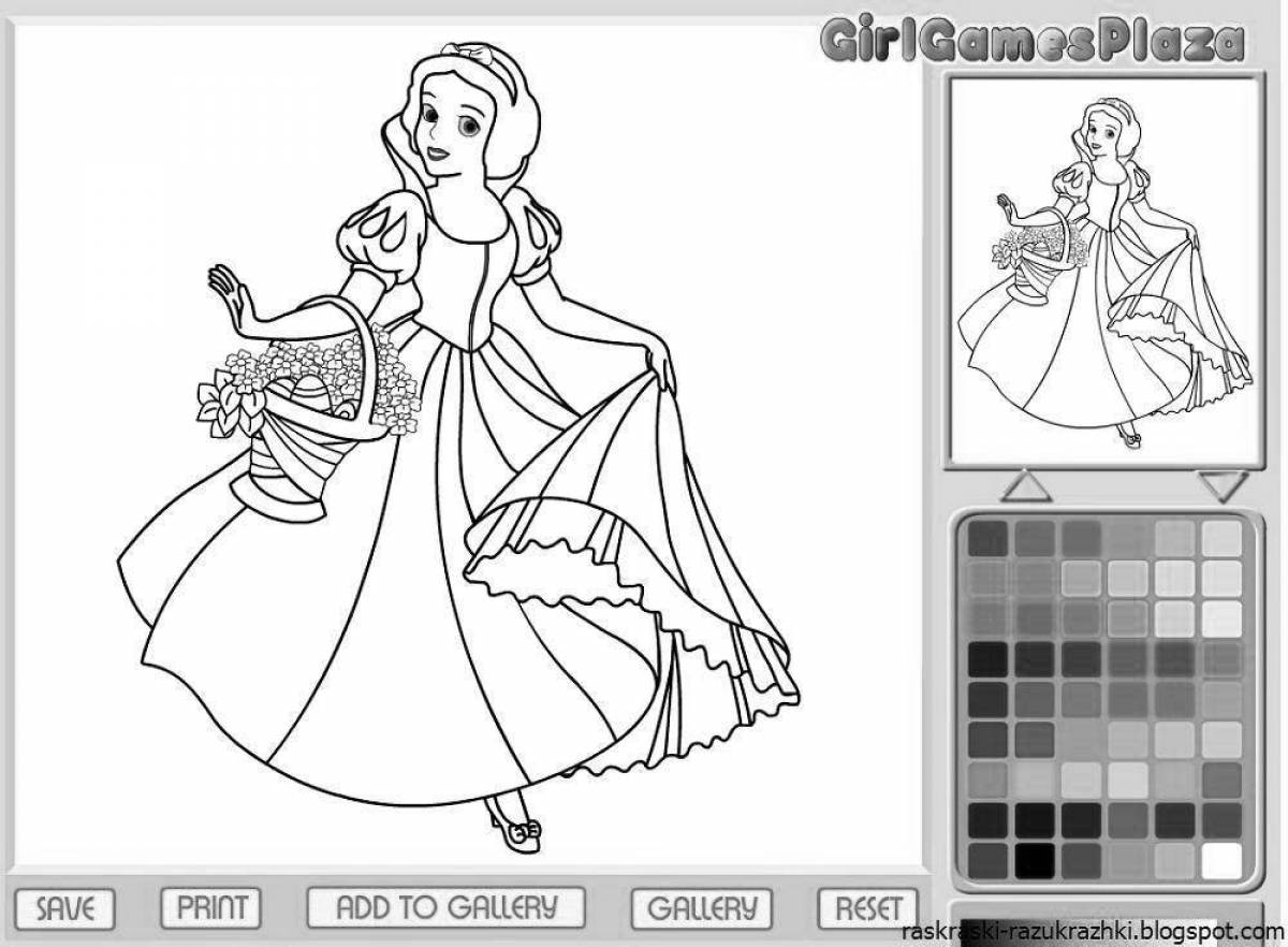 Sparkle coloring game