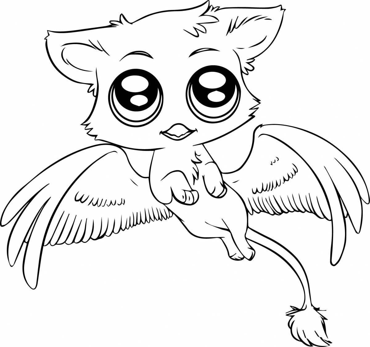 Funny animal coloring pages
