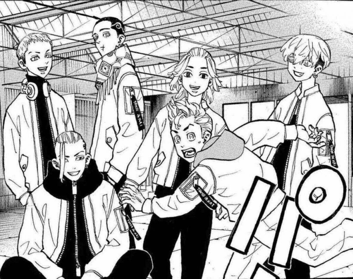 Coloring page enthusiastic haitani brothers