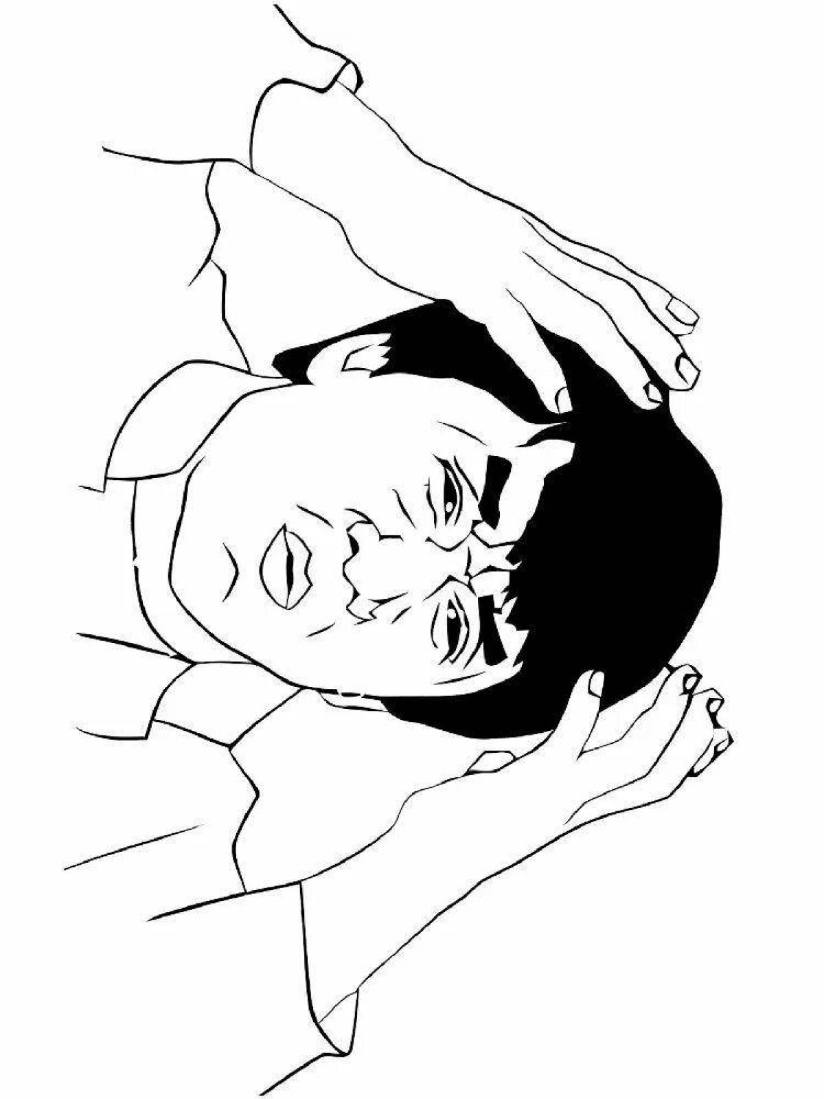 Jackie Chan's charming coloring book