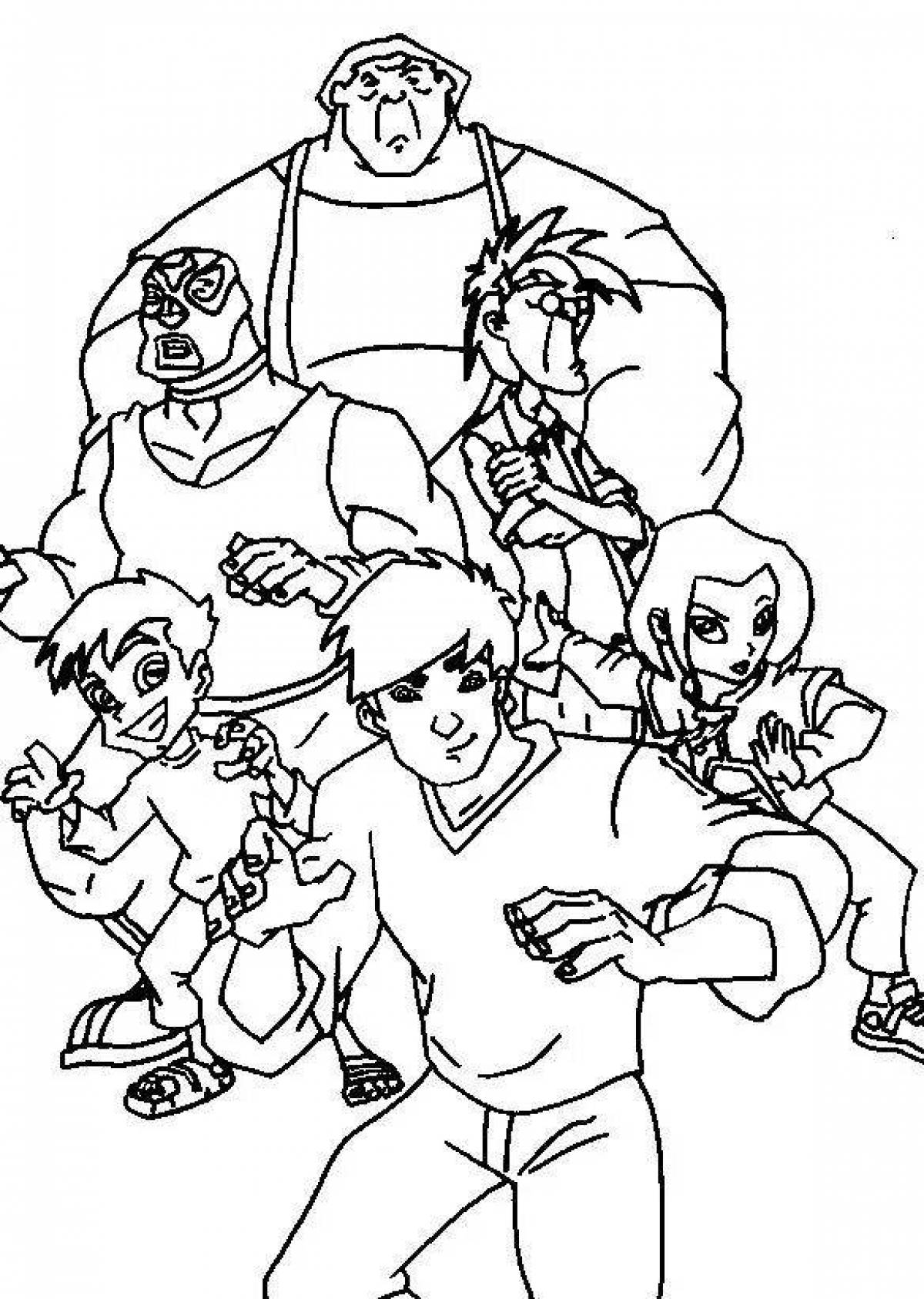 Jackie Chan coloring pages