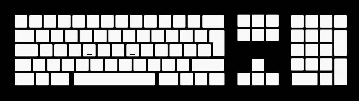 Computer keyboard coloring