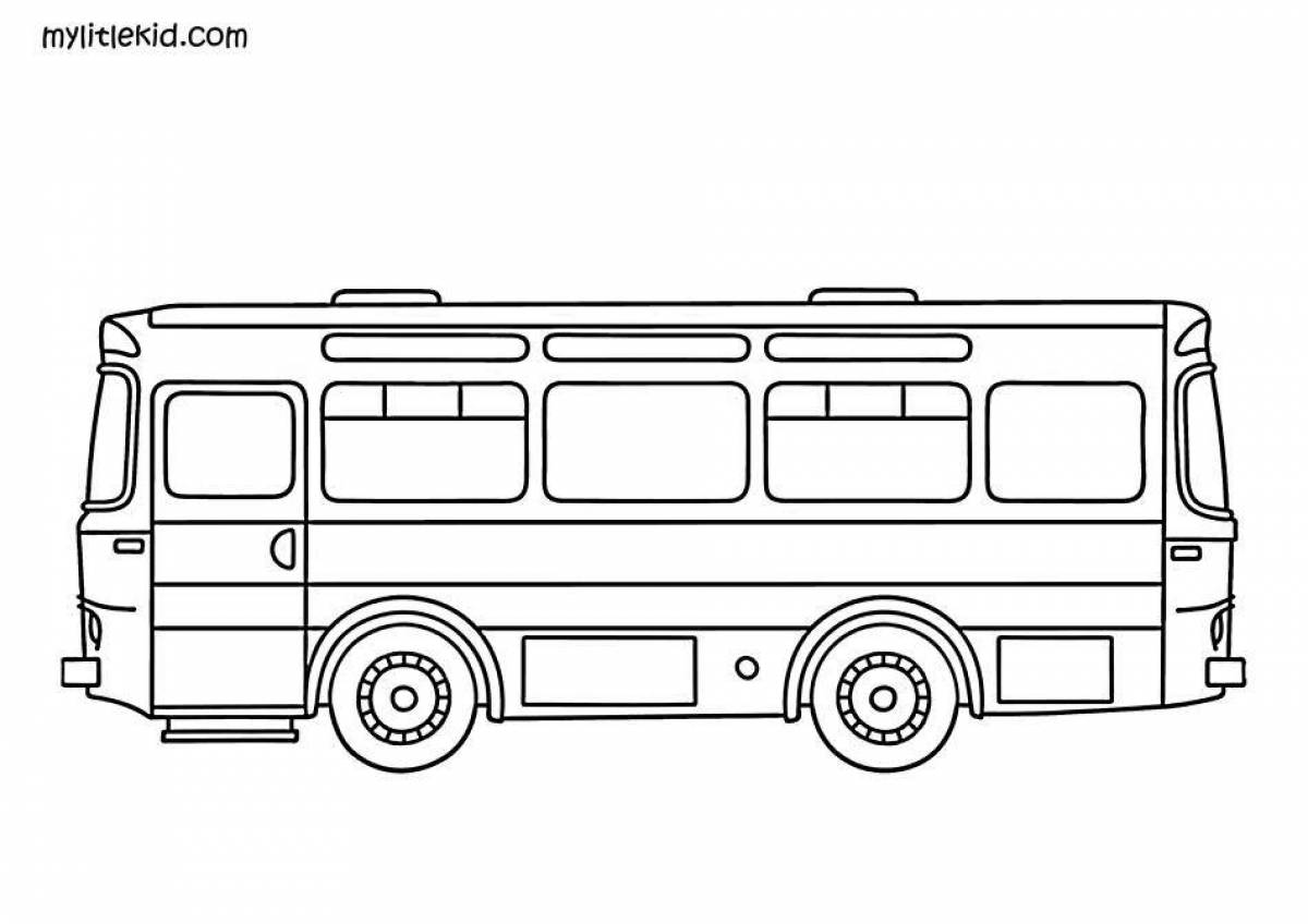 Раскраска Захватывающая раскраска bus groove