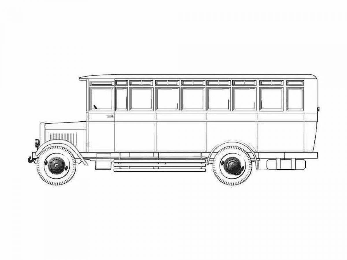 Раскраска Раскраска мистическая автобусная канавка