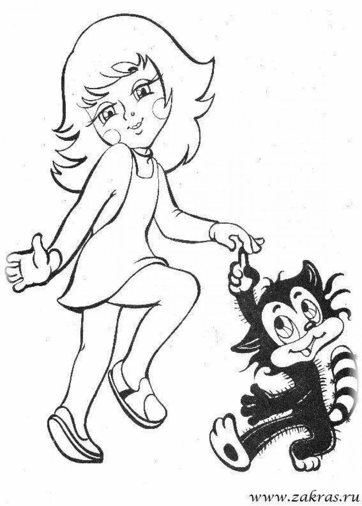 Coloring stuffed animals with color processing