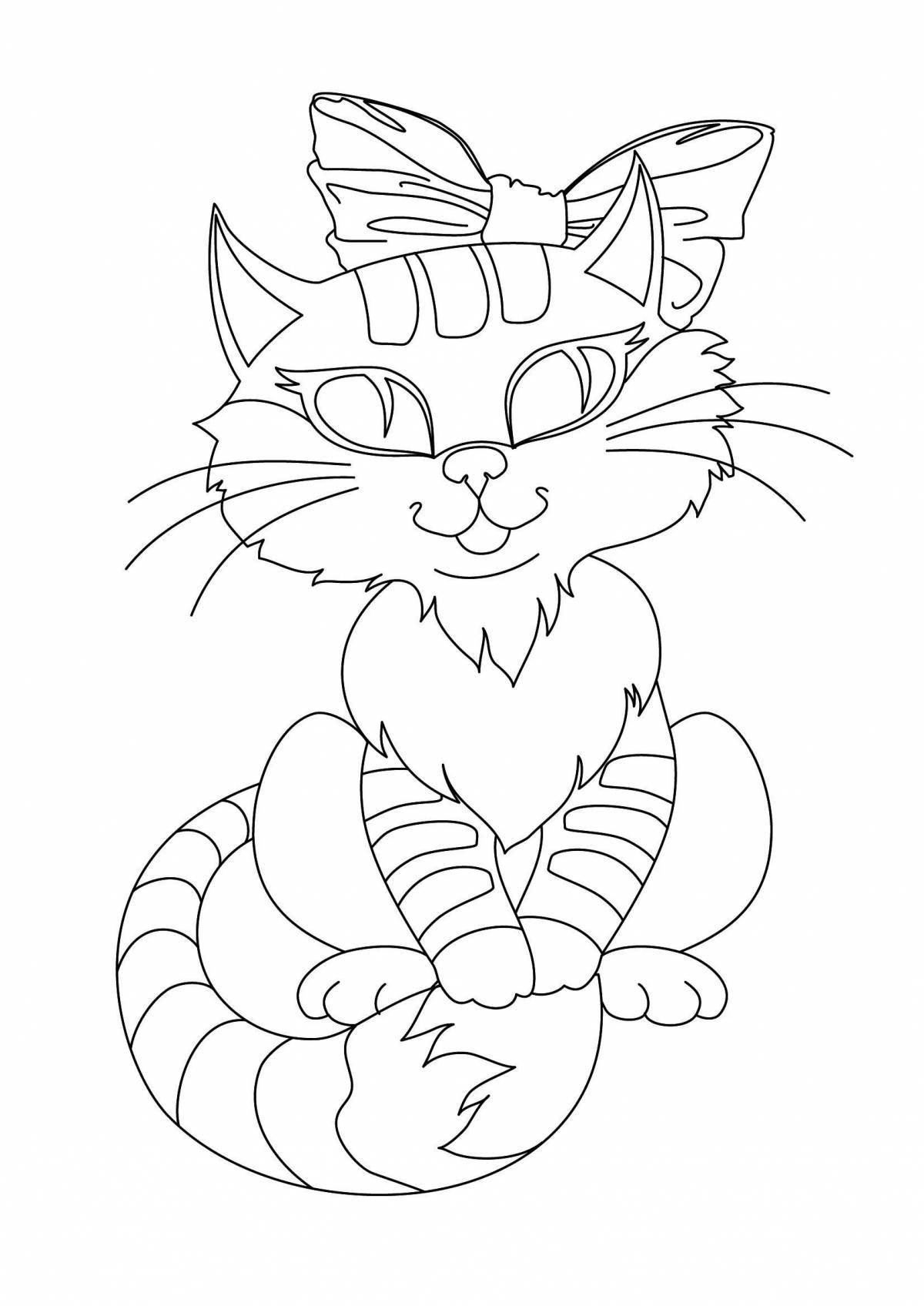 Color-explosion stuffed animal coloring page