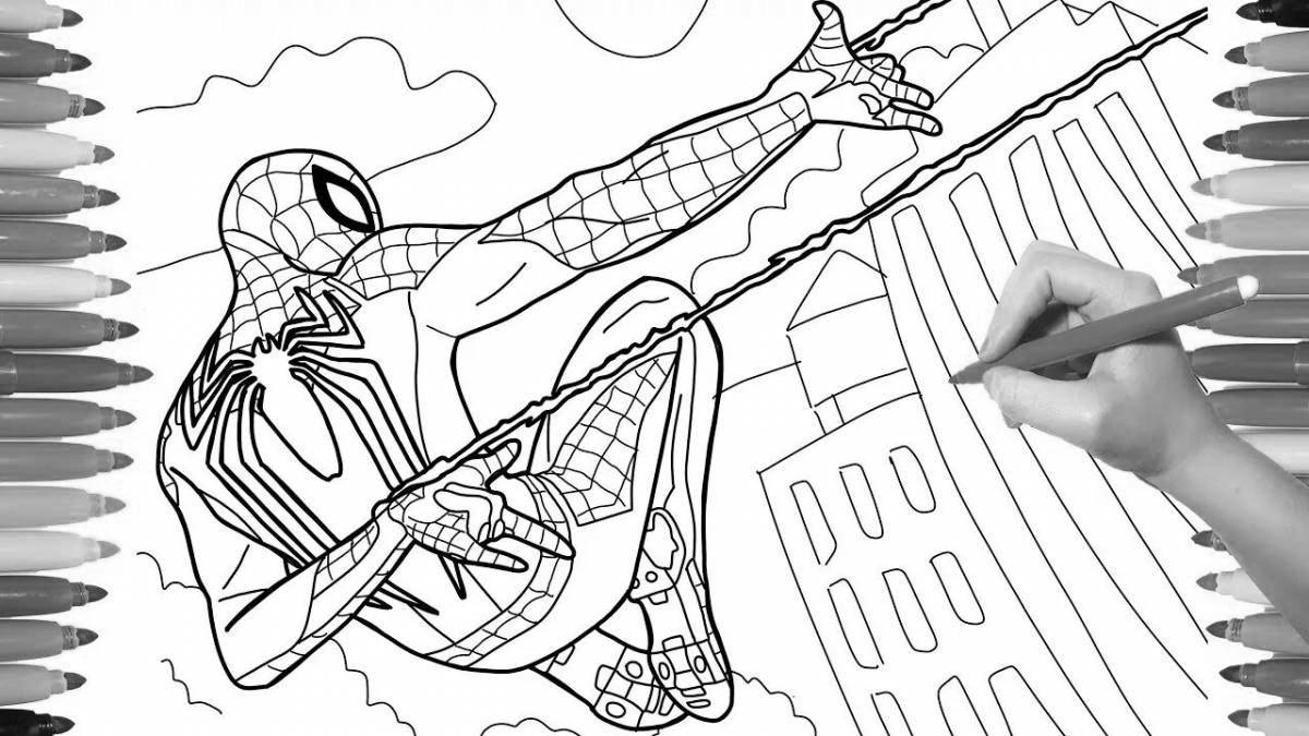 Zany coloring game
