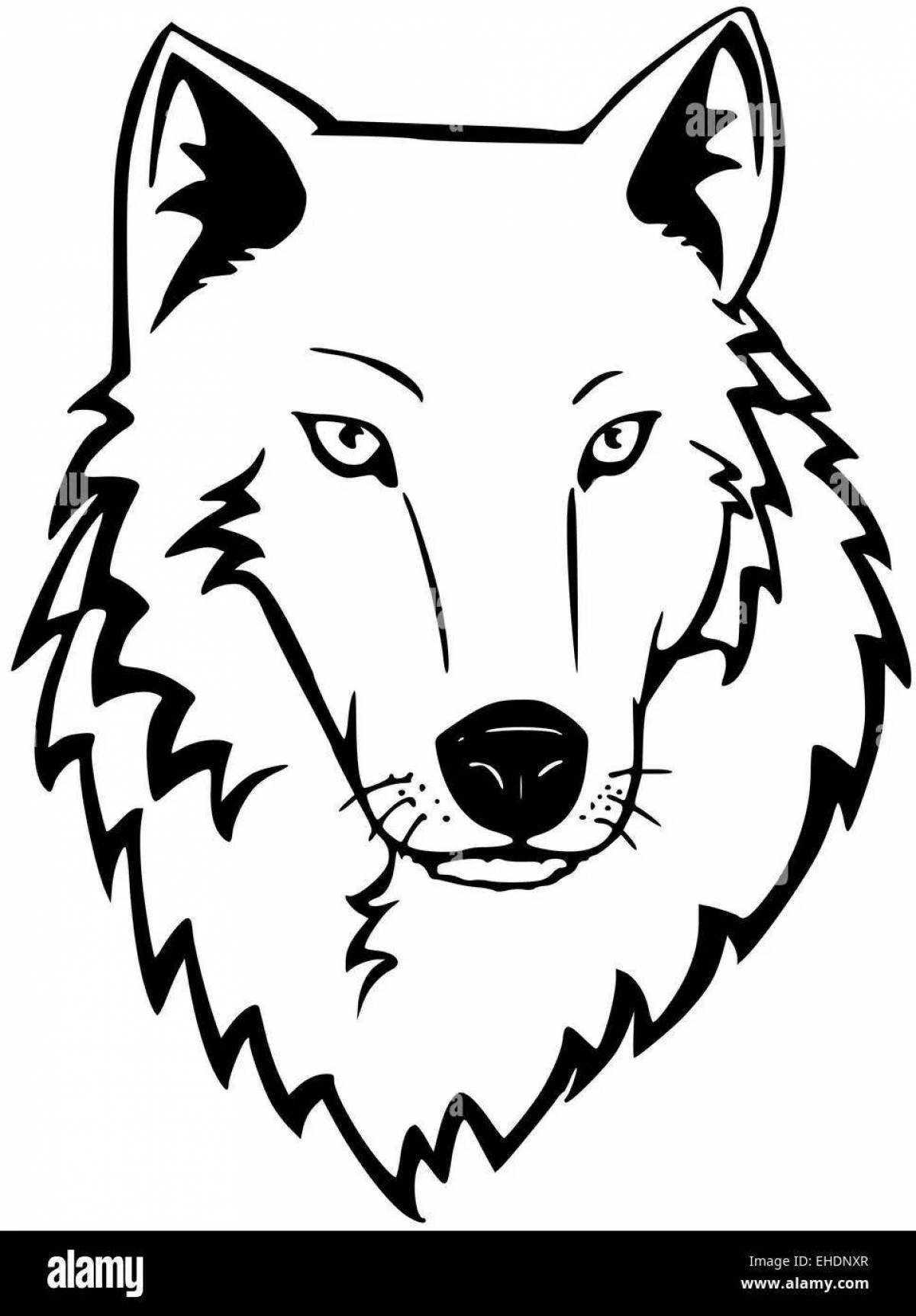 Wolf head #6