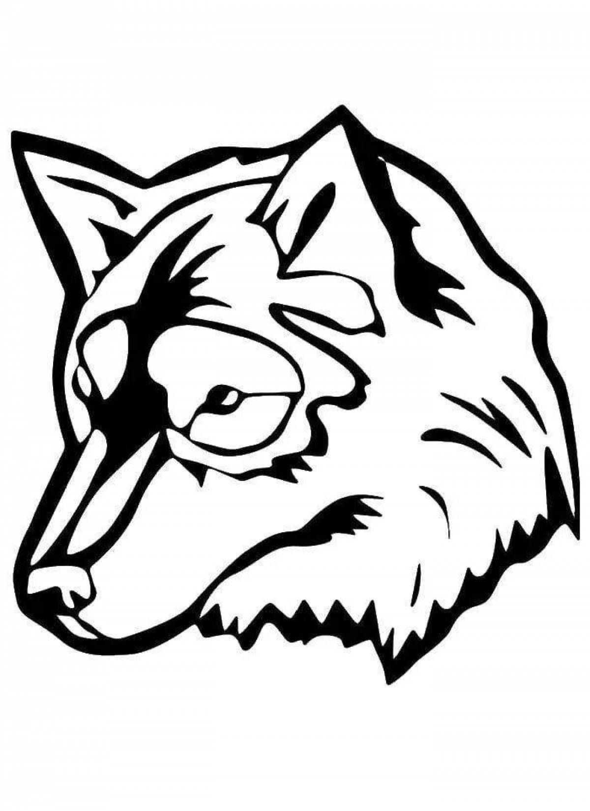 Wolf head #8