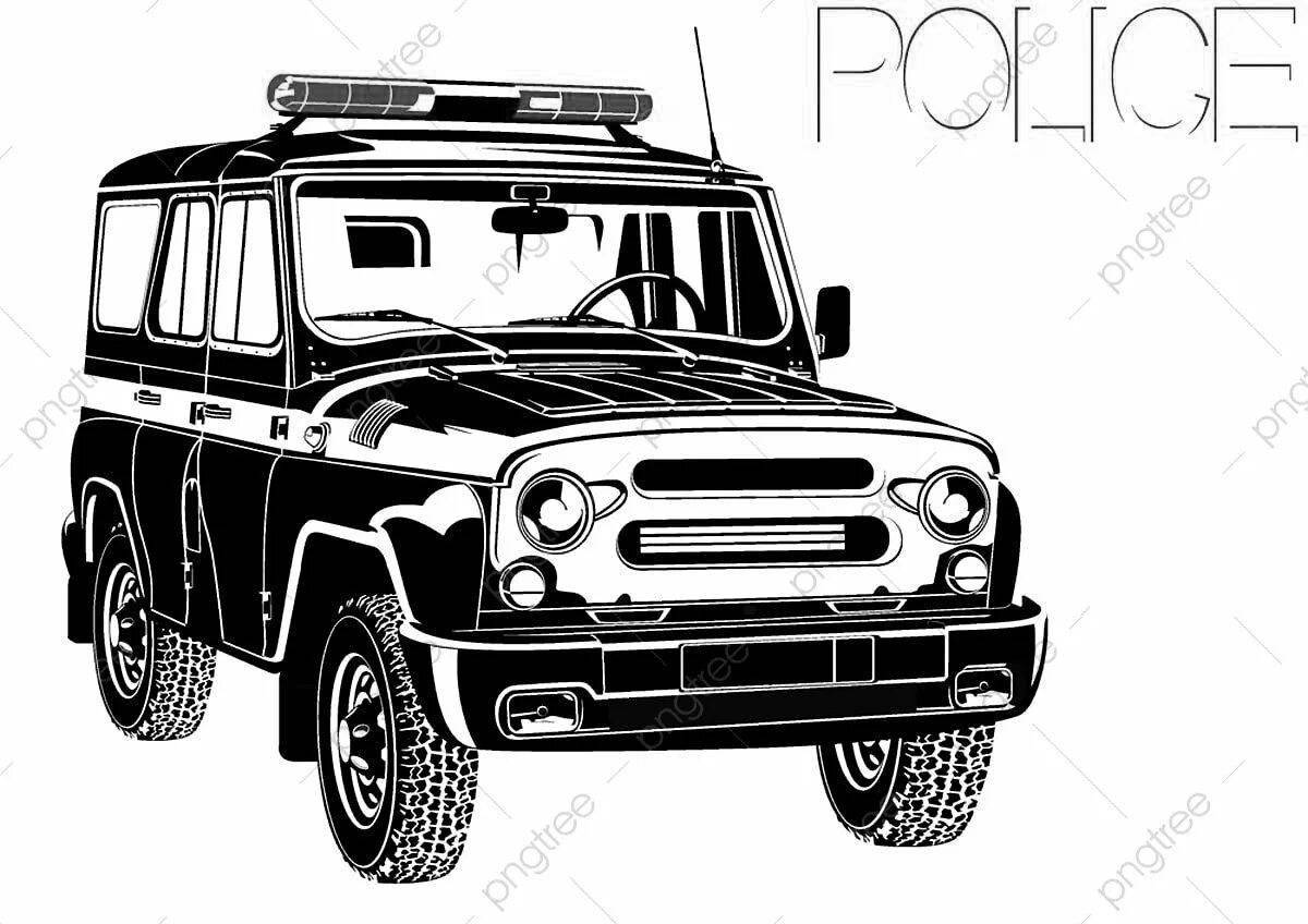 UAZ policeman #1