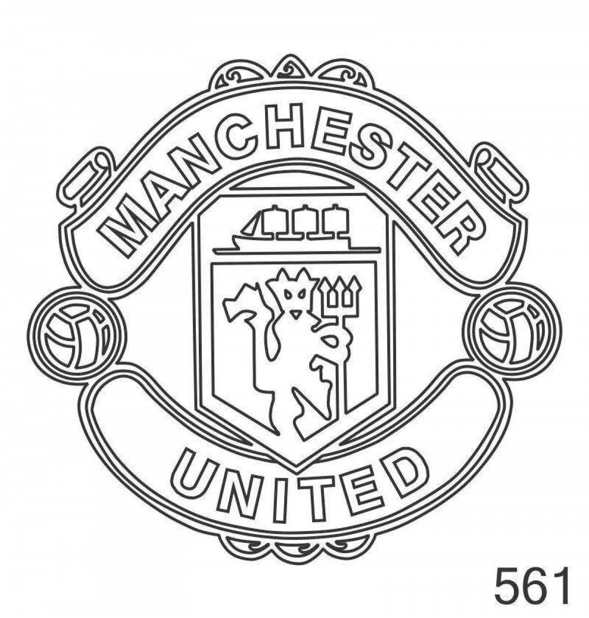 Exciting Manchester City coloring page