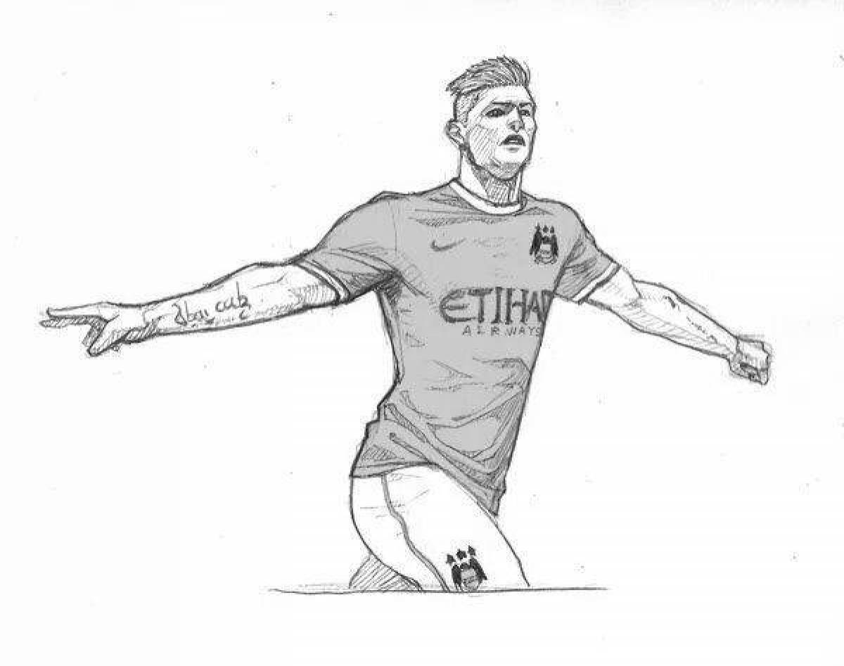 Charming Manchester city coloring book