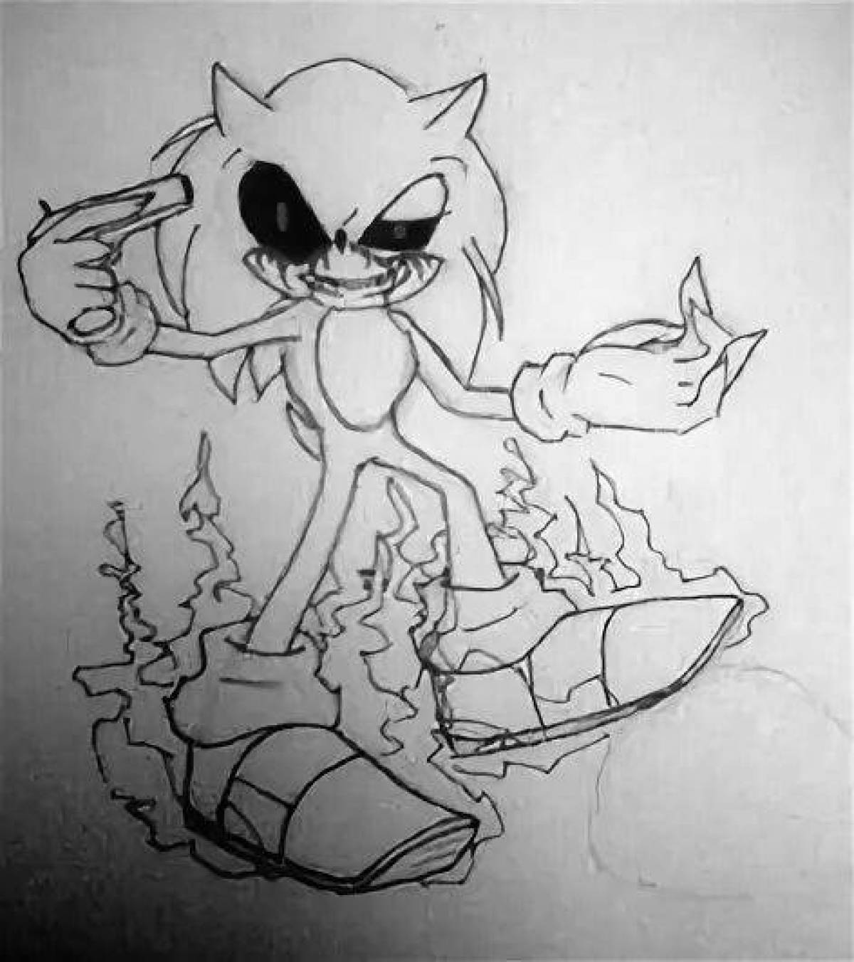 Coloring sinful sonic